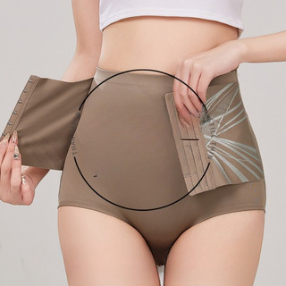 Quần gen bụng cạp cao cài khuy trước, Quần nịt bụng dưới chất liệu su có móc cài trước 40-70kg mã 309