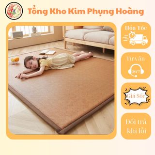 [CAO CẤP] Nệm Chiếu Mây Điều Hòa Phong Cách Nhật Bản dày dặn, êm dịu, dày dặn, mát mẻ đủ kích thước 1M2,1M4,1M6,1M2MX2M2