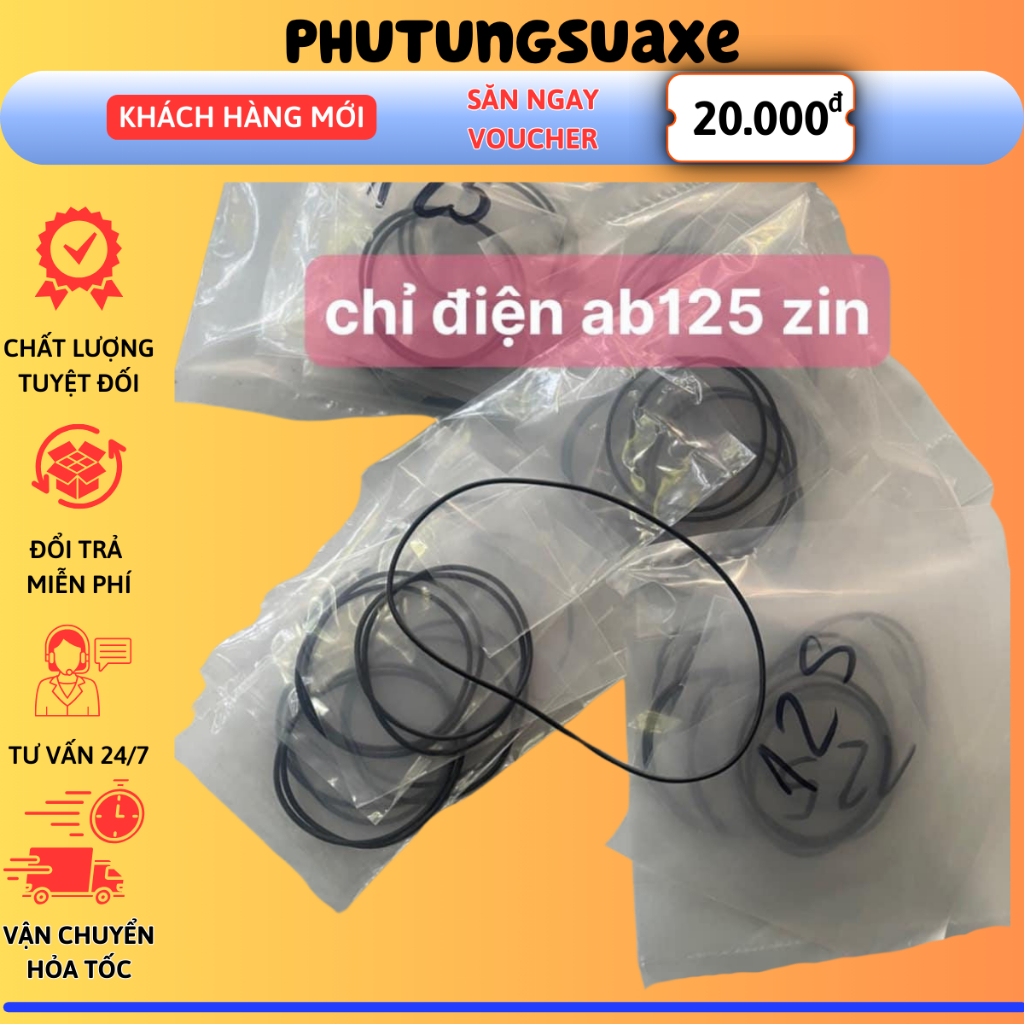 Ron chỉ điện Dream, AB110, AB125, Phớt chỉ điện xe máy AB110, AB125 Zin phutungsuaxe