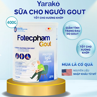 Sữa Fotecpham GOUT Chuyên Biệt Hỗ Trợ Cho Người Bị Gout Chính Hãng 400g