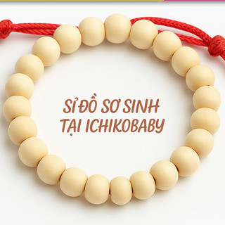 Vòng tay dâu tằm cho bé ICHIKO an toàn cho bé, giúp bé chống quấy khóc, giật mình khi ngủ, tránh gió khi đi ra ngoài