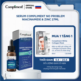 Serum Compliment No Problem Niacinamide & Zin C kiềm dầu, giảm mụn, mờ thâm
