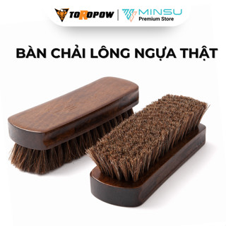 Bàn Chải Đánh Giày Lông Ngựa Cao Cấp M2414 Chuyên Dùng Vệ Sinh Giày Sneaker, Giày Da Lộn, Nubuck - Loại Lớn