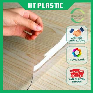 Nhựa PVC dẻo trong suốt (khổ rộng 1m4). Trải bàn, chống thấm nước, ngăn lạnh, che mưa,nắng, lót spa