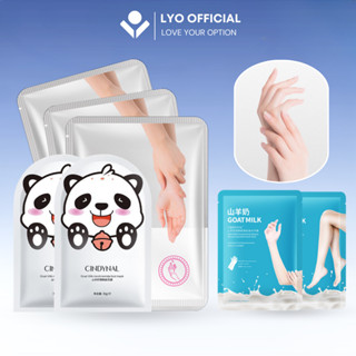 Mặt Nạ Ủ Tay Chân Tinh Chất Sữa Dê CINDYNAL, Mặt Nạ Dưỡng Da Tay Chân Cổ Làm Mềm Mịn Da, Cấp Ẩm, Dưỡng Trắng
