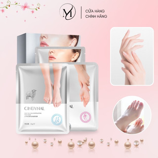 Mặt nạ tay chân CINDYNAL tinh chất sữa dê, cung cấp dưỡng ẩm dưỡng trắng, trẻ hóa làn da