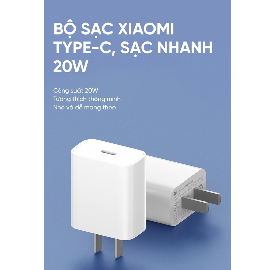 Sạc nhanh Xiaomi Mi 20W Charger Type-C