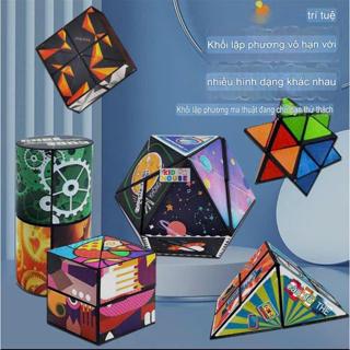 Khối rubik 3D magic cube biến thể, Đồ chơi rubik biến thể 3D thay đổi hình dạng độc đáo phát triển trí sáng tạo cho trẻ