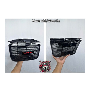  rổ Wave Nhỏ Wave ZX đời đầu có nắp đậy tặng ốc gắn rổ NT 