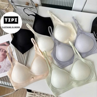 Áo lót nữ bra su hở lưng siêu nhẹ , đệm 3cm tàng hình không lộ viền Tipishop P2-B2