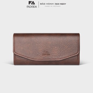Ví da nữ cầm tay dáng dài thời trang Fadoda FVN16