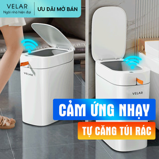 Thùng rác cảm ứng thông minh Velar tự động căng và đóng gói túi rác tiện lợi không bẩn tay - VELAR21