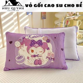(Loại 1)Gối điều hòa cho bé đi học, vỏ gối điều hòa tencel cao su non kích thước 30 x 50cm, thoáng khí, thấm hút mồ hôi