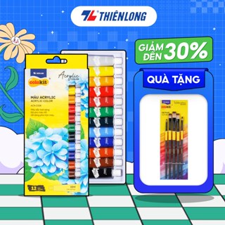 Màu nước Acrylic dạng tuýp 12ml Thiên Long Colokit ACR-C008