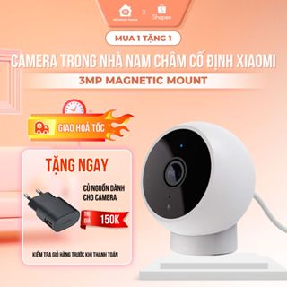 Camera trong nhà IP WiFi Xiaomi 2K 3MP Magnetic Mount Kháng nước IP65, trang bị hồng ngoại quan sát trong bóng tối