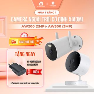 Camera IP Ngoài Trời 3MP Xiaomi Smart Camera AW300 2K, AW200 1080P Đàm Thoại 2 Chiều Chính Hãng