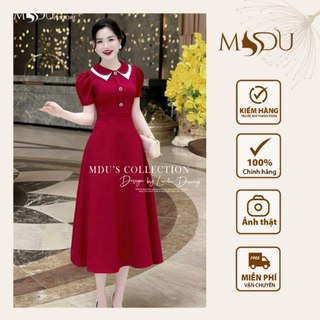 Váy Thiết Kế MDU4398 Với Chất Liệu Text Hàn Cao Cấp, Dáng Xòe Nhẹ Nhàng Từ MDU K42-D2-4