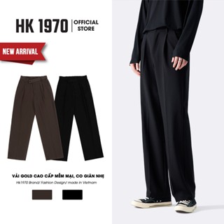 Quần Tây Nam Cạp Chun Sau, Quần Âu Nam Ống Suông Vải Gold Cao Cấp Mềm Mịn Form Dáng Hàn Quốc Q214