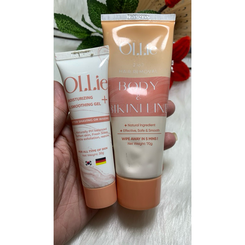 Pass kem tẩy lông và kem dưỡng ollie