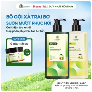 Dầu gội xả chăm sóc tóc mềm mượt chứa Keratin phục hồi tóc hư tổn Trái Bơ Cỏ Mềm