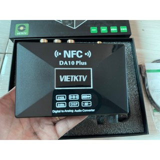  Bộ Chuyển Đổi Âm Thanh VietKTV DA10 plus - Optical 24bit 192Khz Bluetooth 5.0 hàng ch ính h ãng 