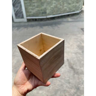 Hộp gỗ vuông 10 cm  - 15cm