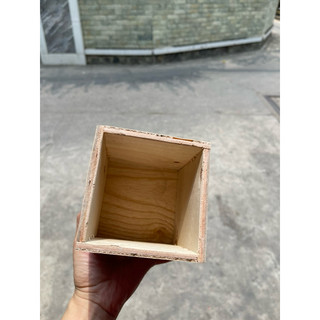 Hộp gỗ vuông 10 cm  - 15cm