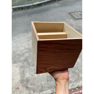 Hộp gỗ vuông 10 cm  - 15cm