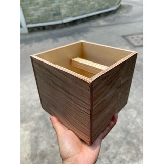 Hộp gỗ vuông 10 cm  - 15cm
