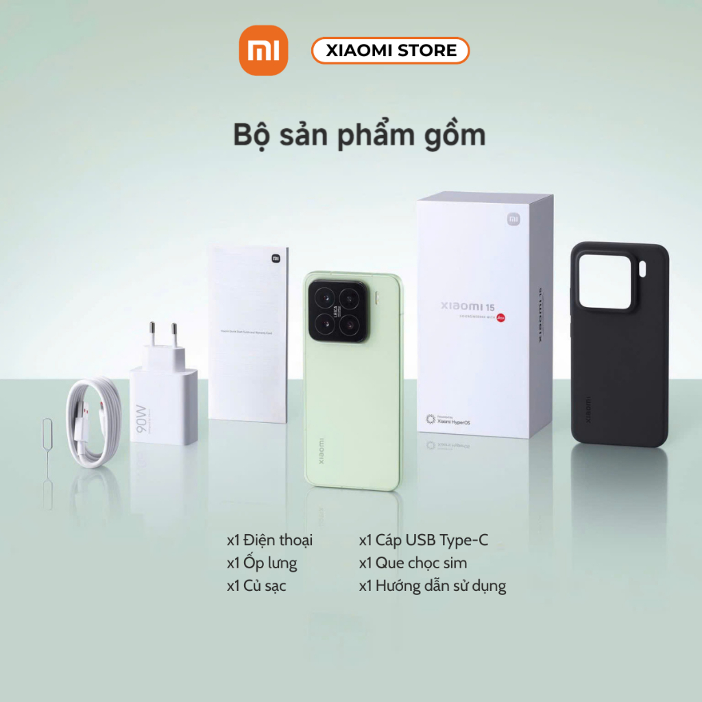 Điện thoại thông minh Xiaomi 15 12/256GB - 12/512GB - Chính Hãng ( Nguyên Seal Chưa Active ) | BigBuy360 - bigbuy360.vn