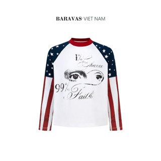  Áo Thun Tay Dài Mỹ Baravas Space Long Sleeve Tee Premium 