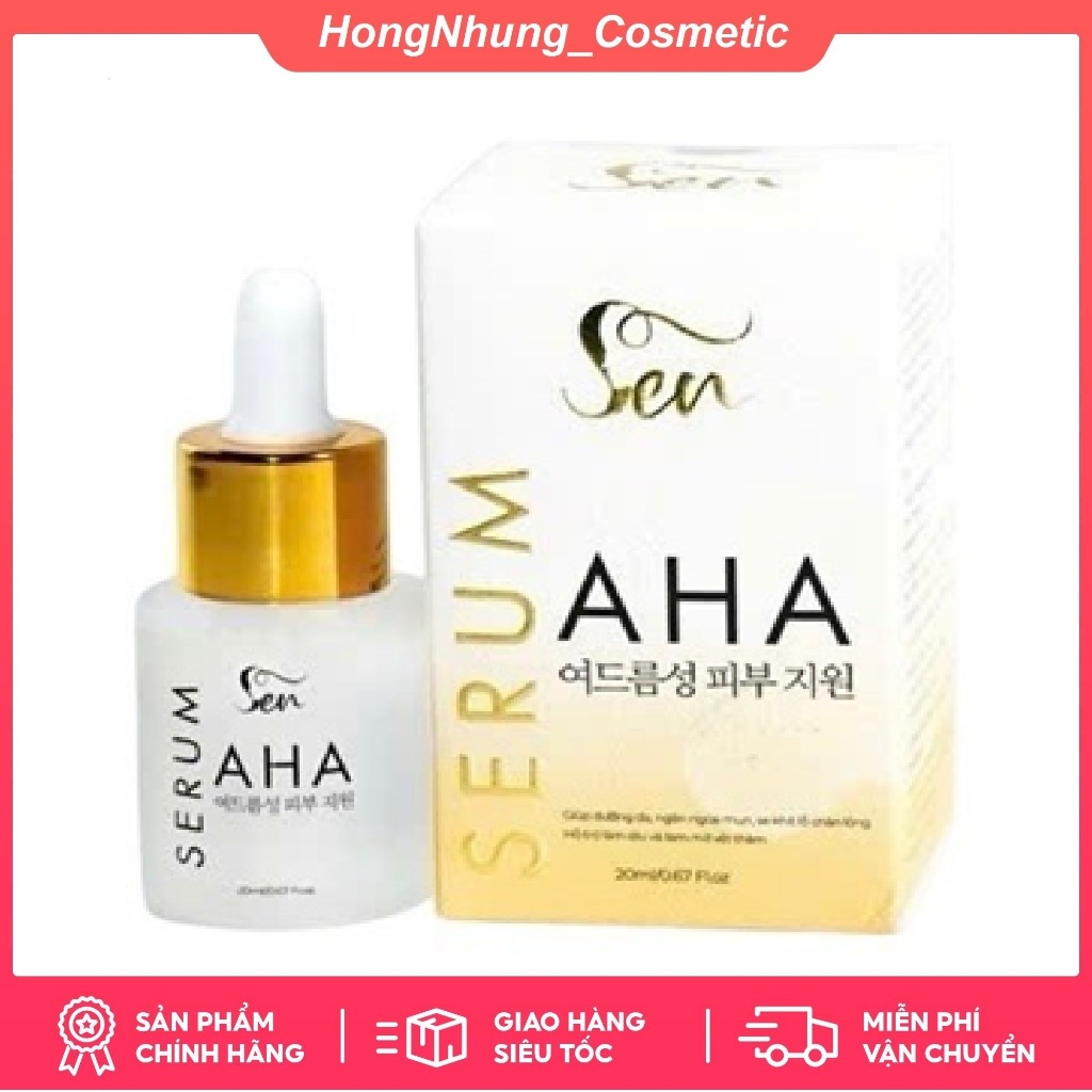 Peel da AHA căng bóng, không bong tróc - Mỹ phẩm Sen