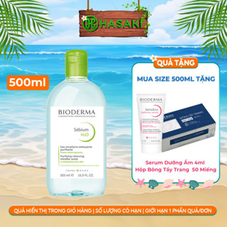 Nước Tẩy Trang Bioderma Dành Cho Da Dầu & Hỗn Hợp Sébium H2O Hasaki chính hãng