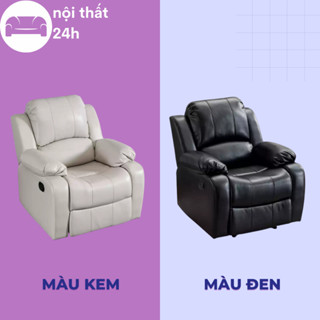 Ghế làm nail làm mi, ghế spa, ghế sofa đơn thư giãn có điều khiển điều chỉnh độ ngả lưng