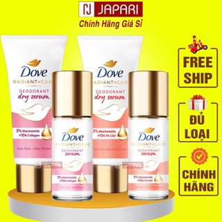 Lăn Nách Khử Mùi Dove Nữ CHÍNH HÃNG - Kem Khử Mùi Dove Giảm Thâm, Serum Dưỡng Sáng Da Dành Cho Nữ - JAPARI