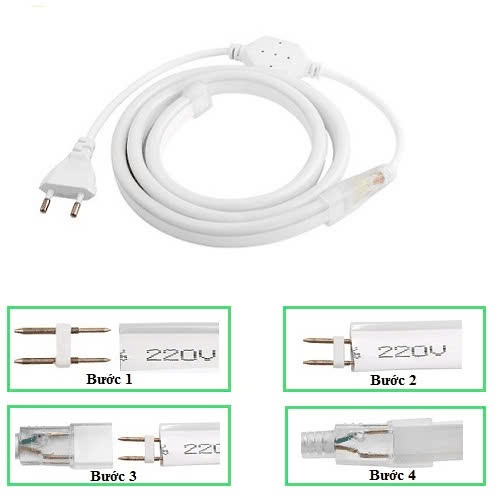 [ ĐÈN CHÙM XINH ] Nguồn led dây NEON 220V