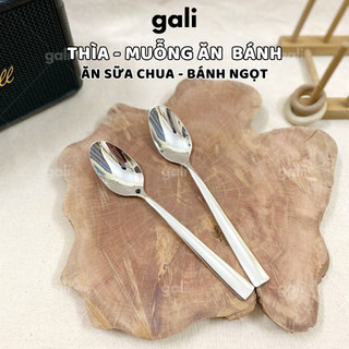  Thìa ăn bánh ngọt Inox 304 18 10 Đa Năng GaliHome | Ăn Bánh Sữa Chua Múc Gia Vị Cho Bé Ăn Cơm 