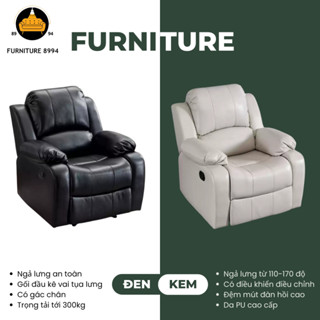 Ghế Spa Làm Nail Nối Mi, Ghế Sofa Thư Giãn Có Điều Khiển Điều Chỉnh Độ Ngả Lưng