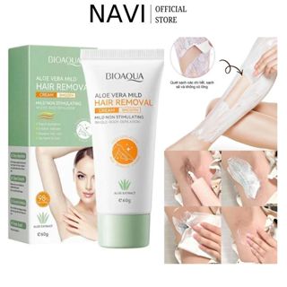  Kem Tẩy Lông Nha Đam Dịu Nhẹ Wax Lông Không Rát Da Kem Tẩy Lông Nách Tay Chân NAVI 
