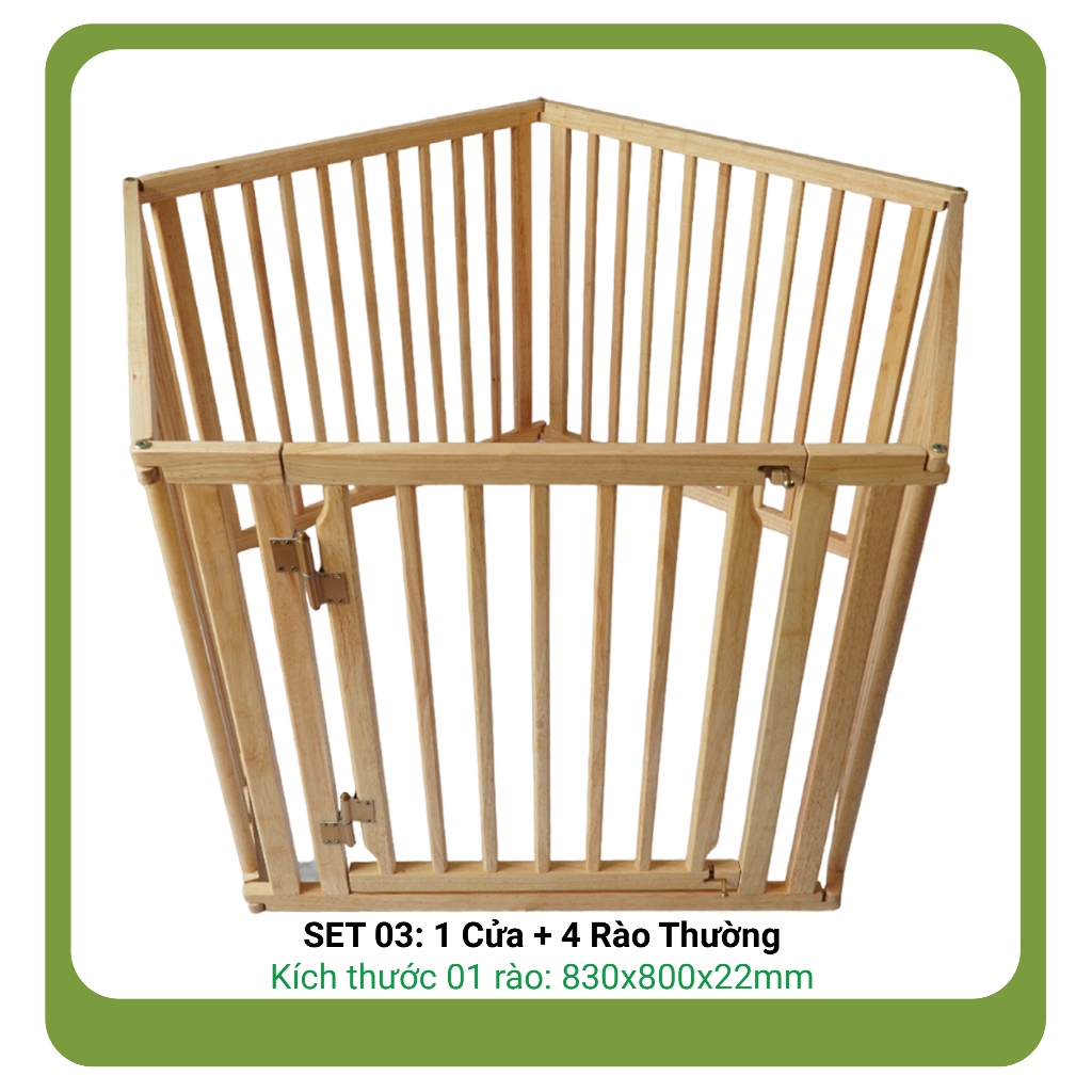 SET 03 Size L Quây cũi 3D cho bé_ rào chắn_bộ đệm cũi_Thanh chắn giường