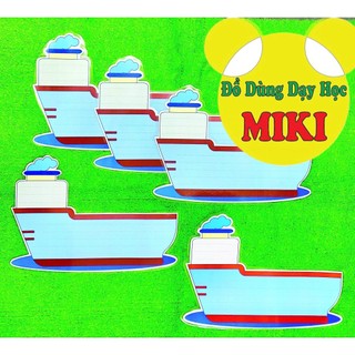 TÀU CHỞ THÙNG HÀNG HANDMADE (Đồ Dùng Dạy Học Miki)