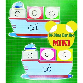TÀU CHỞ THÙNG HÀNG HANDMADE (Đồ Dùng Dạy Học Miki)
