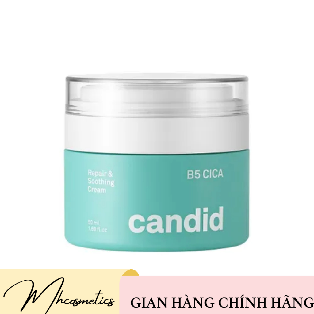 [ Hàng công ty ] Kem Dưỡng Ẩm Hỗ Trợ Phục Hồi Da CANDID B5 CICA - Candid B5 CICA Repair & Soothing C