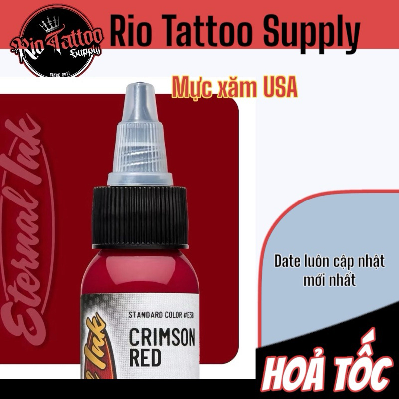 Mực xăm chính hãng Eternal Crimson Red