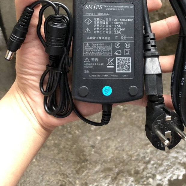 Adapter-nguồn 24v 2.5a Connect Size 6.3*3.0mm