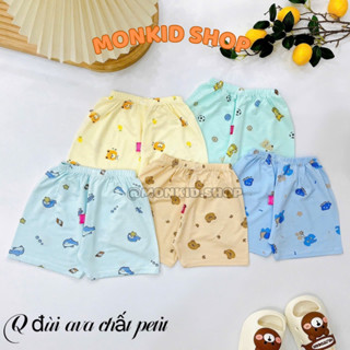 [LOẠI ĐẸP] Combo 5/10 quần đùi hè, quần chục cho bé trai, bé gái chất thun lạnh PETIT 3-13kg