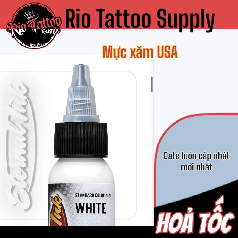 Mực xăm chính hãng Eternal White