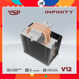 Tản nhiệt khí CPU VSP V12 LED ARGB - Hàng chính hãng