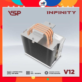 Tản nhiệt khí CPU VSP V12 LED ARGB - Hàng chính hãng