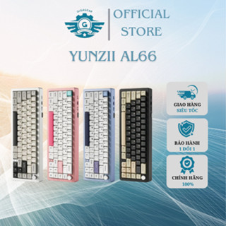 Bàn Phím Cơ YUNZII AL66 - Case Nhôm CNC, Layout 65%, Kết Nối 3 Mode, RGB LED, Hotswap, Gasket Mount